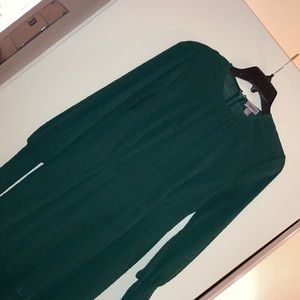 Chelsea28 Ruffle A-line green dress size 4